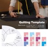 11 Pcs DIY Quilting Template Set Domestic Sewing Acrylic Templates