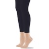 No nonsense Women's Super Opaque Contol Top Footless Tights, Navy/Black,