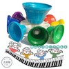 Music Bell 8 Tone Percussion Instrument Kids Mallet Toy Hand