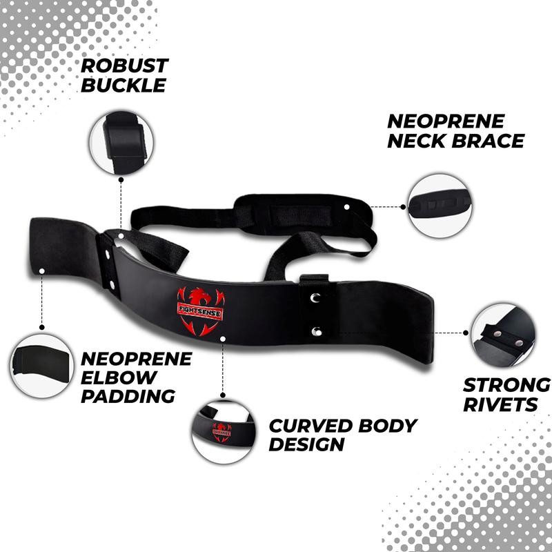 FIGHTSENSE Arm Blaster Biceps Curl Triceps Muscle Isolator Bomber Fitness