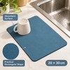 Super Absorbent Kitchen Drying Mat for Countertops – Quick-Dry 20