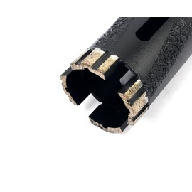 Z-Lion 1-3/8 Diamond Hole Saw with Vacuum Brazed Dry Core Drill Bit for Granite Marble