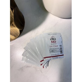 ELTA MD UV Clear Broad Spectrum SPF 46 - 0.07 oz ( 2g ) Sunblock x 10 packs 2/26