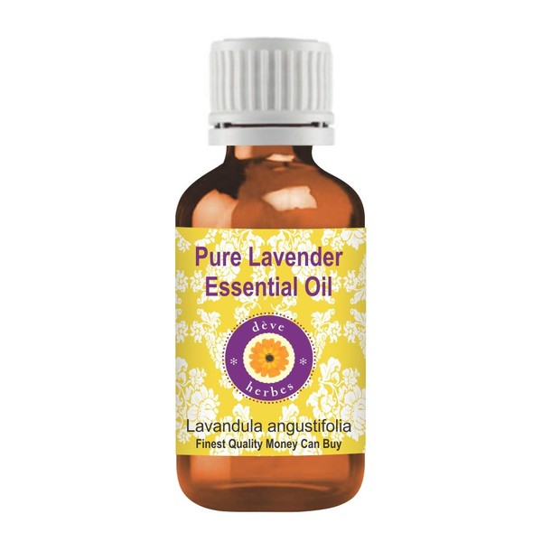 Deve Herbes Pure Lavender Essential Oil (Lavandula angustifolia) Steam Distilled