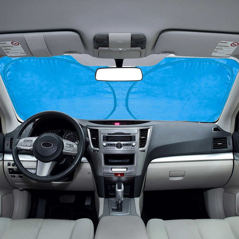 TYPE S Windshield Silver Foil Sunshade 3-Piece Kit (Jumbo)