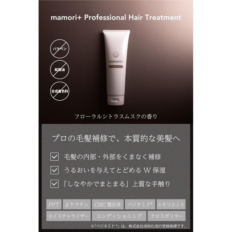 Mamori Plus Shampoo 1.7 fl oz (50 ml) Treatment 1.8