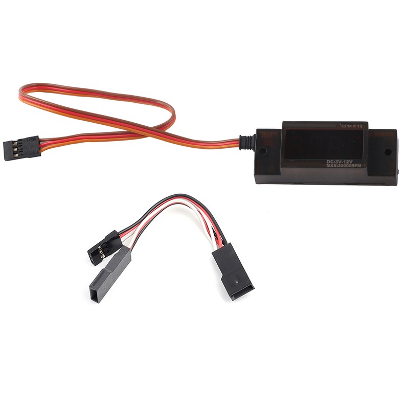 RC Accessory Ignition Mini Tachometer V5.0 Revolution Meter for Petrol/Gas