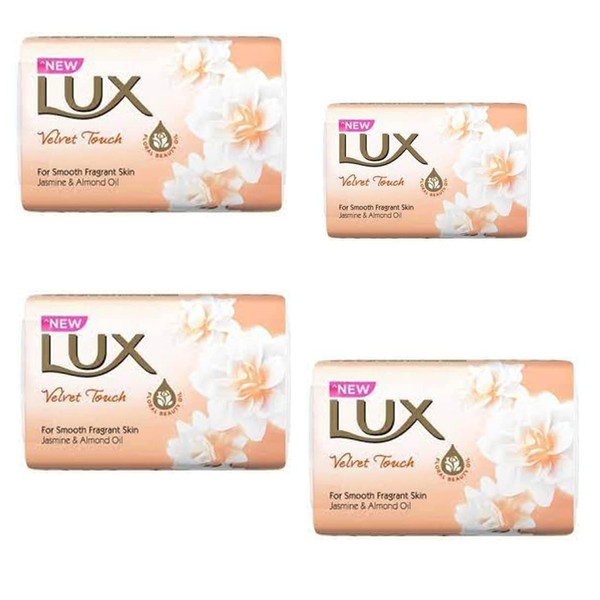 Lux Soap Velvet Touch, 100 gm (Pack of 4)