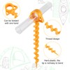 EFUTURETIME 8 x Tent Pegs Camping Stable Screw Pegs Sand