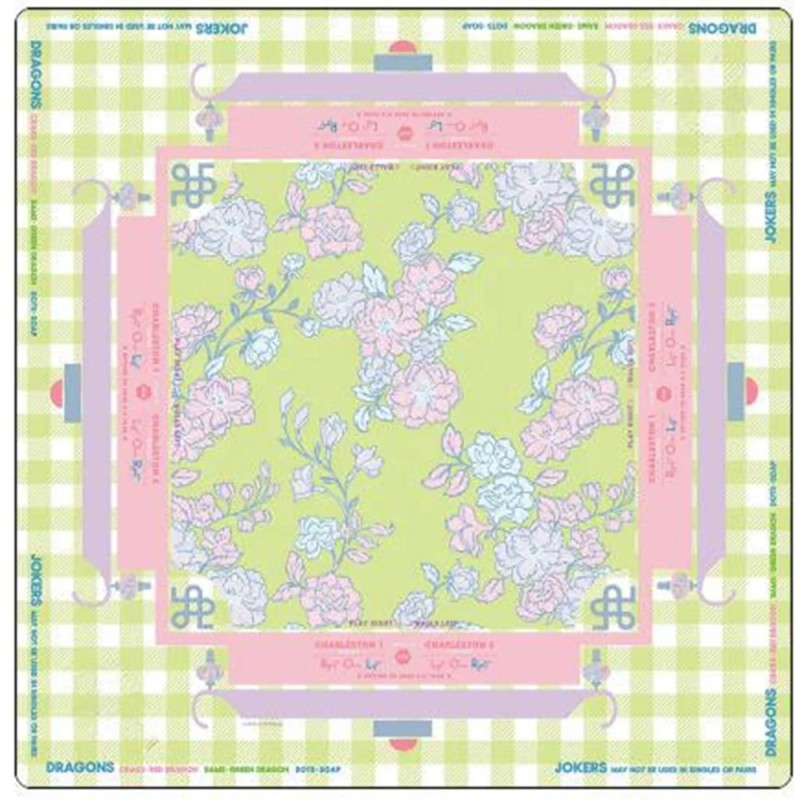 2026 Luxury US Velvet Mahjong Mat Non-slip Noise Reduction Soft