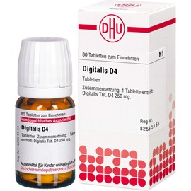 Digitalis D4 DHU Tablets, Pack of 80 Tablets