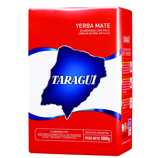Taragui Yerba Mate Original with stems 2.2 lbs/1 kg