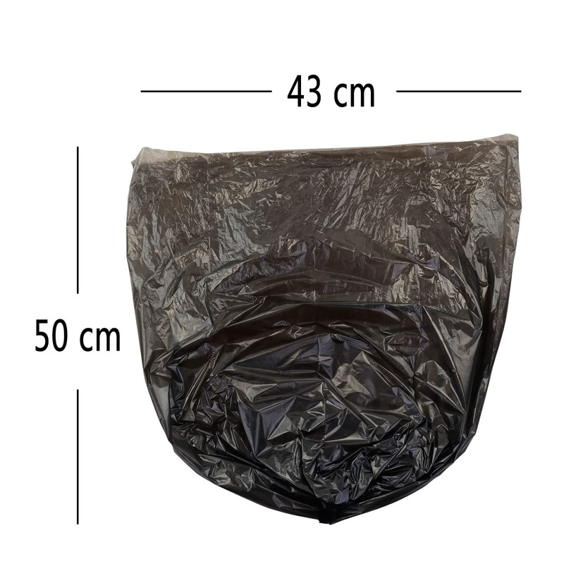 Yuright 5 L Small Bin Liners Bags, Black Trash Bag,