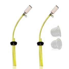 Fuel Line 2 Hole Grommet Primer Bulb Assembly Repower Tune-Up Kit for 3004105 300494 30047 Compatible with Earthquake Auger MC43 E43 (2 Pack)