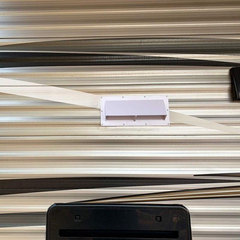 RVGUARD RV Range Hood Exhaust Vent Cover White, RV Stove