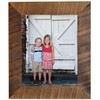 Distressed Wooden Picture Frame with Easel Back - Real Wood