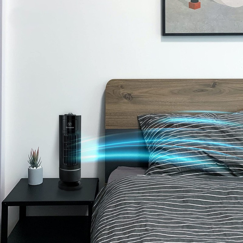 Westinghouse 12'' Personal Tower Fan - Space Saving Compact Design