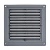 Grey 150x150mm / 6x6 inc Plastic Air Vent Grille for