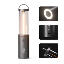 AUGE LIGHT 4-in 1 Portable Camping Lantern Rechargeable Camping Lights LED Flashlight with Hidden Hook SOS Mode Ultra-Long Life 35H Ambient Tent Lights for Household Essentials,Hiking,Camp,Outdoor | AUGE LIGHT