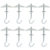 Hordion 8 Packs Plasterboard Ceiling Hooks Heavy Duty, Spring Toggle