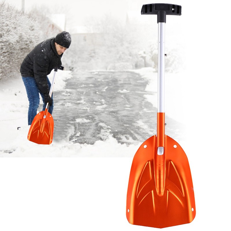 Aluminum Alloy Detachable Telescopic Winter Snow Ice Shovel Outdoor Kit