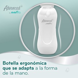 Advanced by Evenflo, Biberón Anticólicos Cuello Estándar, Transparente, Flujo Lento, 4oz/120ml, 1 pieza, MEX.