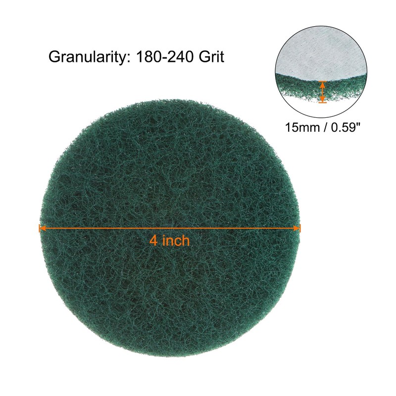 sourcing map 8pcs Drill Power Brush 4 Inch Tile Scrubber