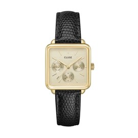 Cruz La Tétragone CW13806 Women's Watch, Black, gold, Classic