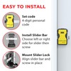 Keyless Garage Door Slider Lock – Secure Garage Door Deadlock