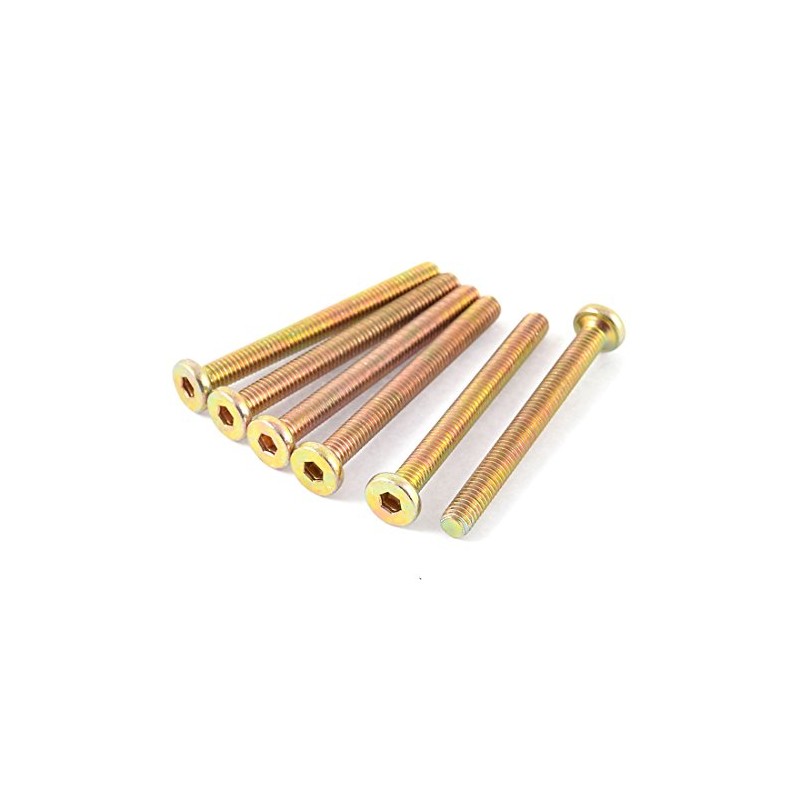 uxcell® M6 x 60mm Male Thread Hex Socket Head Cap