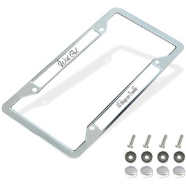 Mengjiao with God All Things are Possible License Plate Frame,Christian Faith Rust-Proof License Plate Frame,Jesus Loves Me License Plate Frame for Independence Day with Screws Caps, Mengjiaa-013