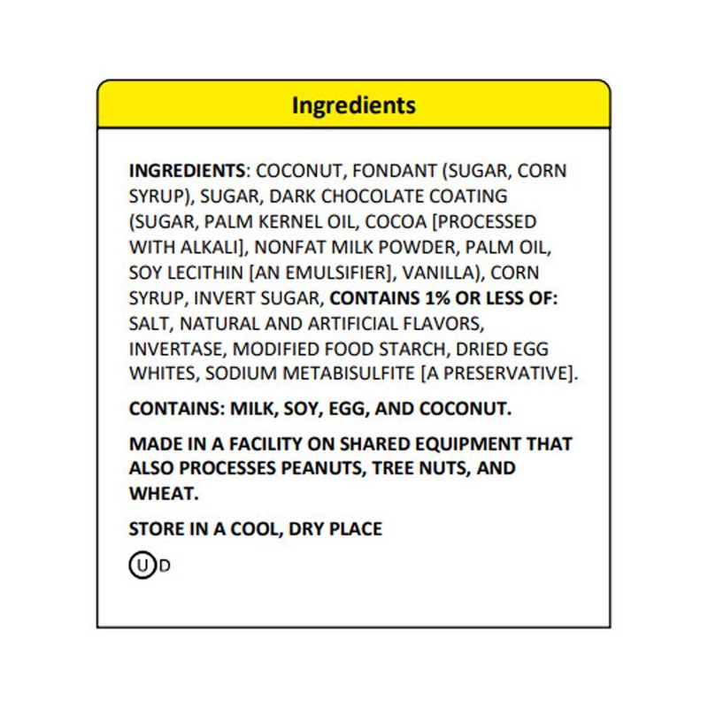 Coconut Patties Classic Original, 10.6 Oz. Box (8 Patties)