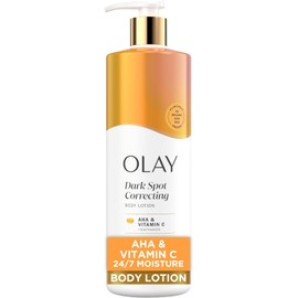 Olay Dark Spot Correcting Body Lotion with AHA, Vitamin C and Niacinamide, Exfoliating Body Lotion to Lift Away Discoloration