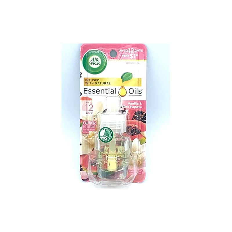 Air Wick Plug in Scented Oil Refill, 1ct, Vanilla &