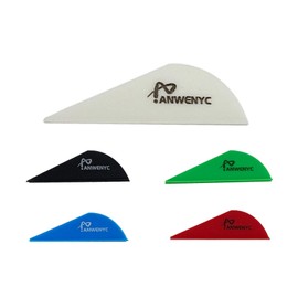 2 Inch Arrow Vanes(36 Pack), Multiple Colors Arrow Fletching Jig, Archery Fletches for Youth Beginner, Plastic DIY Arrow Feathers Hunting Targeting Arrows Accessories