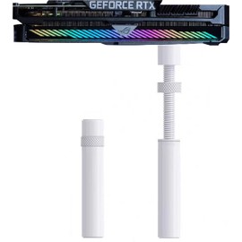 ARROMI Gpu Support Bracket White, Gpu Support Bracket, Gpu Support, Graphics Card Support, Video Card Sag Holder Bracket, Adjustable 74-120mm for Graphics Card Video Card ﻿