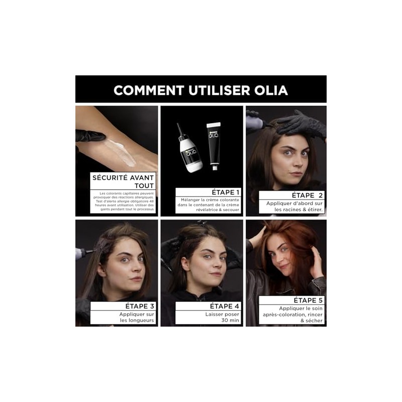 Garnier - Olia - Ammonia-free oil-based chestnut hair dye