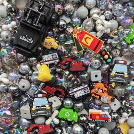 Acrylic Beads Mix(16mm)-Beading making-Bead Assortmens-DIY:_Highway_300ml(Best Deal)