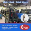Iumcin Heavy Duty Forged 5/16 J Hook with high-Strength Carbon