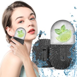 Rodillo de Hielo Facial, Rodillo de Hielo para la Cara, Molde de Hielo Facial, Rodillo de Hielo de Masaje Facial Reutilizable para Iluminar el Cutis / Belleza Facial / Reafirmar la Piel / Desinflamar Los Ojos