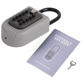 10 Digit Combination Hide Key Lock Box Storage Wall Mount Security Outdoor Case