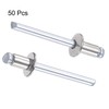 TA-VIGOR 50pcs 5mm x 8mm Blind Rivets, 304 Stainless Steel