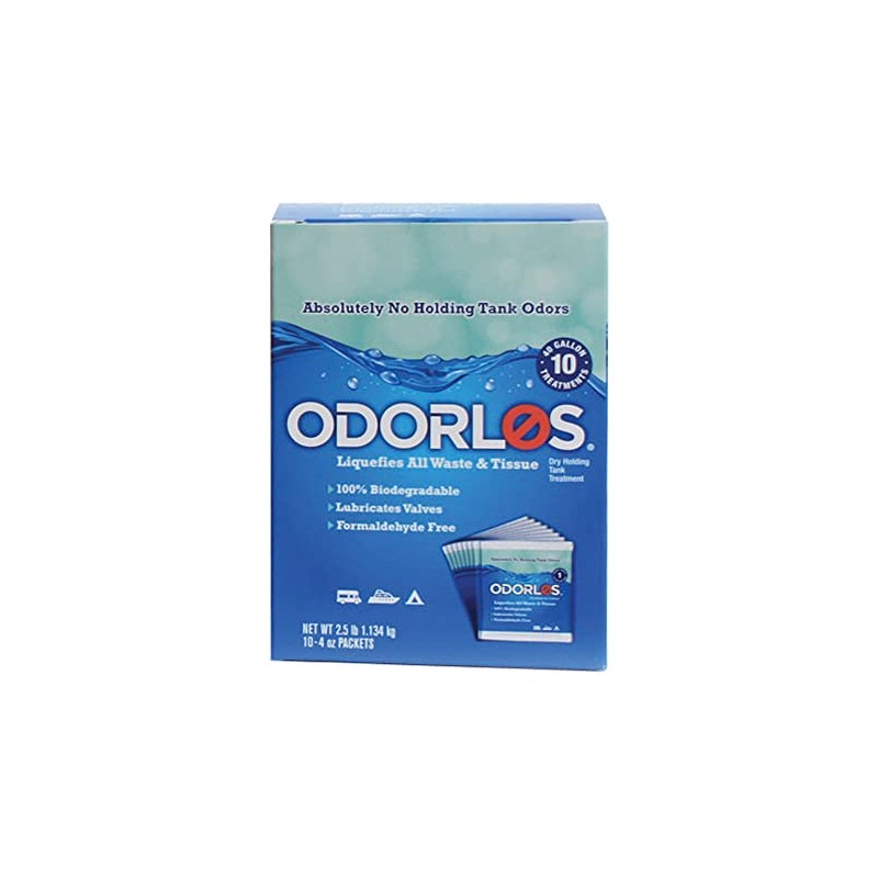 Valterra Odorlos V77020 Holding Tank Treatment (Quick Dissolving Packets, 10