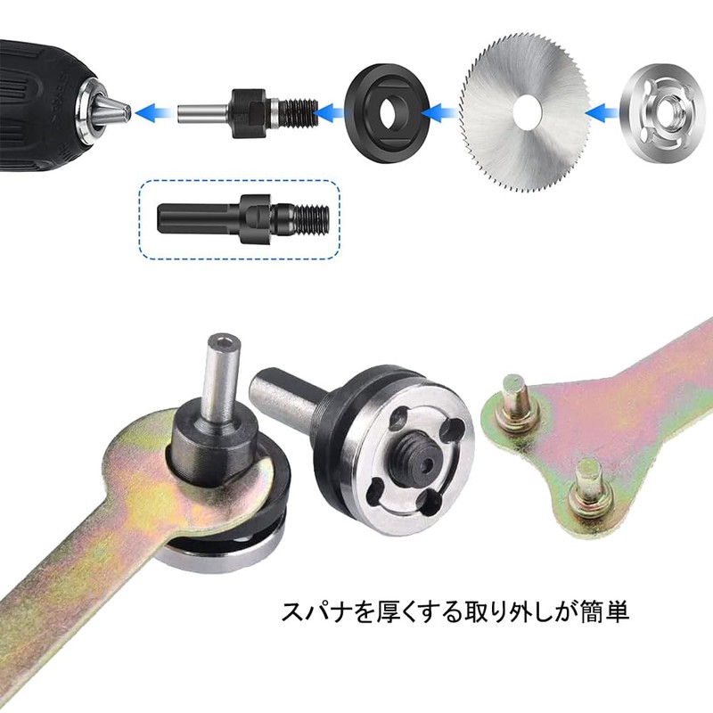 BTtime Angle Grinder Accessories Tool Grinder Attachment Replacement Tool for