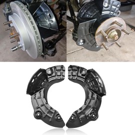 Fraylis Brake Dust Shield Front Driver and Passenger Side for Ford F150 1997-2004 F250 1997-1999 Expedition 1997-2002 Lincoln Navigator 1998-2002 4WD F65Z-2K005-AB XL3Z-2K005-AA