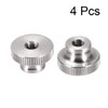 uxcell Knurled Thumb Nuts - M6 Round Knobs with 304