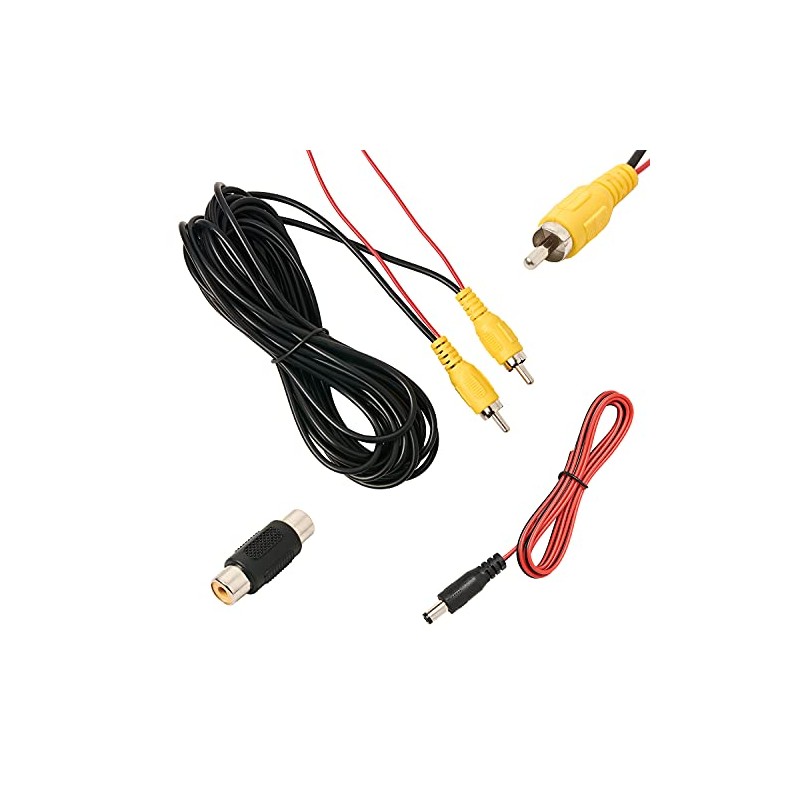 QDiShi Backup Camera RCA Video Cable, Car Reverse Rear View