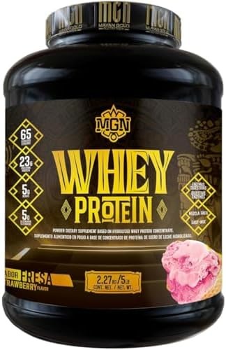 Whey Protein Mayan Gold Nutrition sabor Fresa