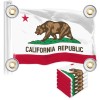 UD_G128 5 Pack: California CA State Flag 3x5 Ft LiteWeave