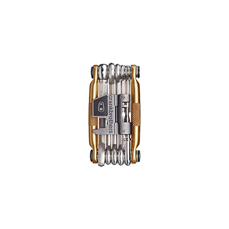 Crankbrothers Herramienta Multifunción M 17 Oro | herramientas multifuncionales para